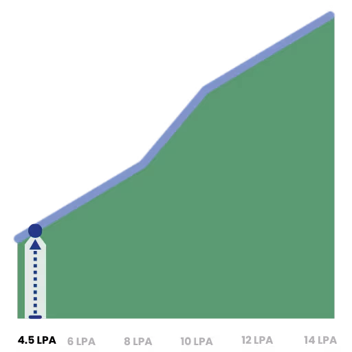 Average Advanced Excel professional salary in India showing pay range and career growth opportunities