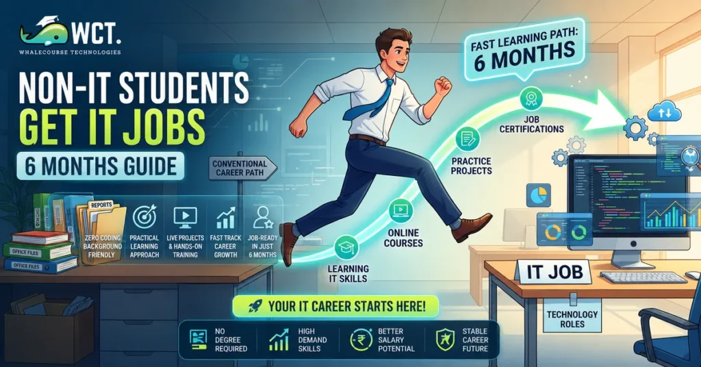 Student transitioning from a non-technical background to an IT career through focused training and job preparation
