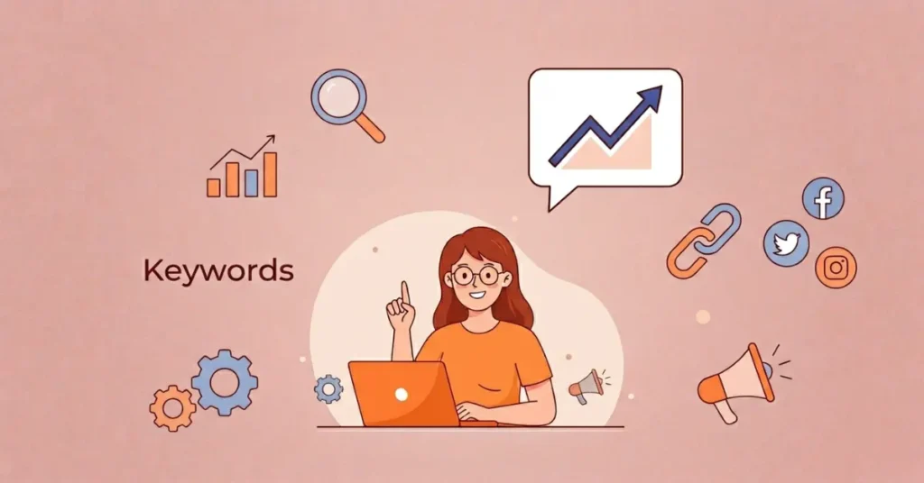 complete seo guide for beginners showing steps to improve website ranking and traffic in 2026