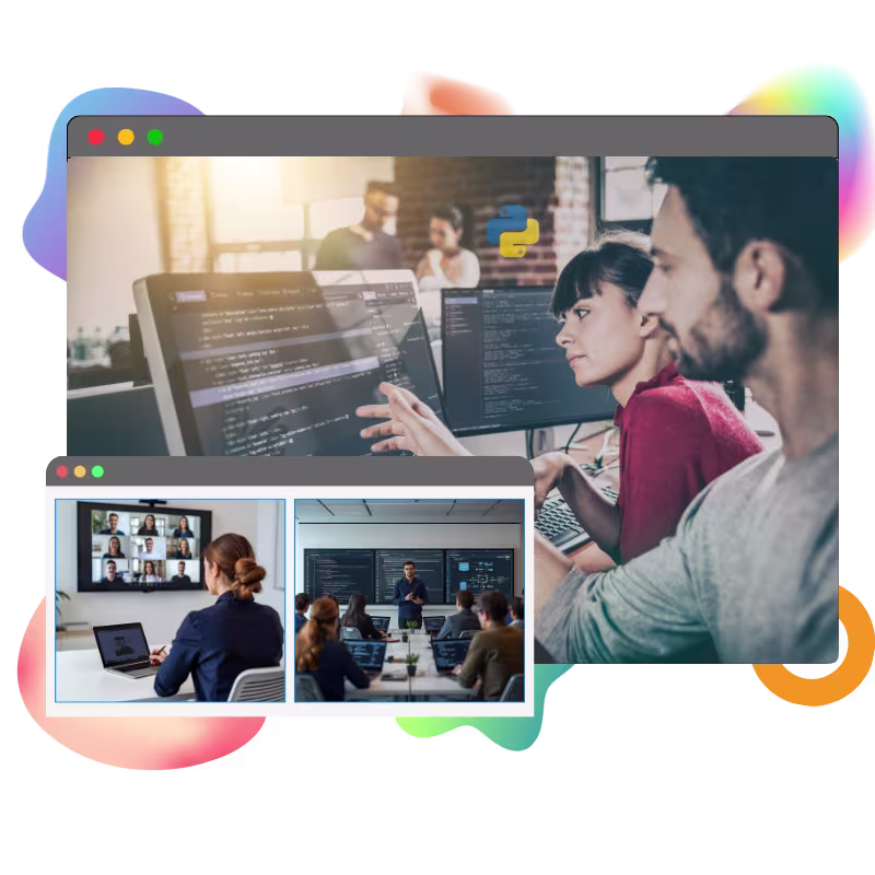 about the python full stack development course covering frontend, backend, databases, and projects