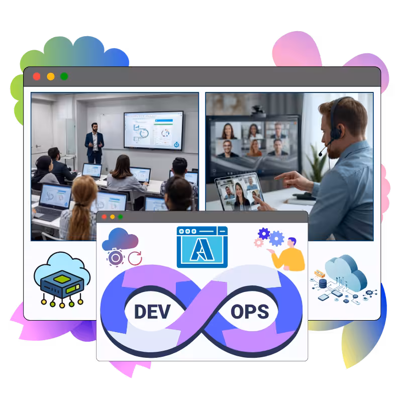 about the azure devops course covering ci/cd, automation, cloud deployment, and devops practices