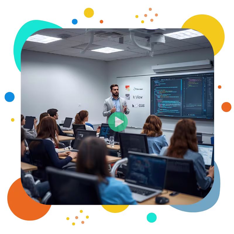 It institute trainers sharing real-world industry experience during professional technical training