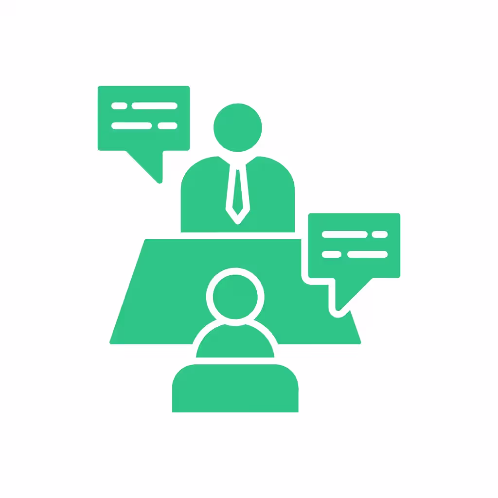 Professional mock interviews session for student career and placement preparation