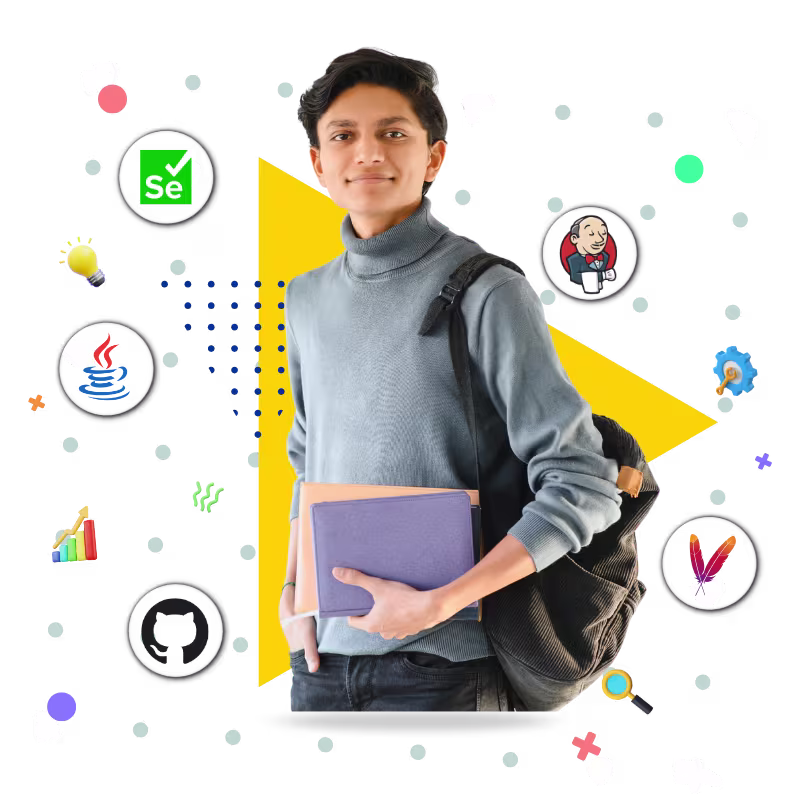 what you'll learn at a selenium testing institute including automation testing tools and frameworks