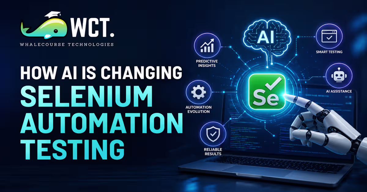 AI-powered Selenium automation testing with self-healing test scripts for faster and more reliable web application testing