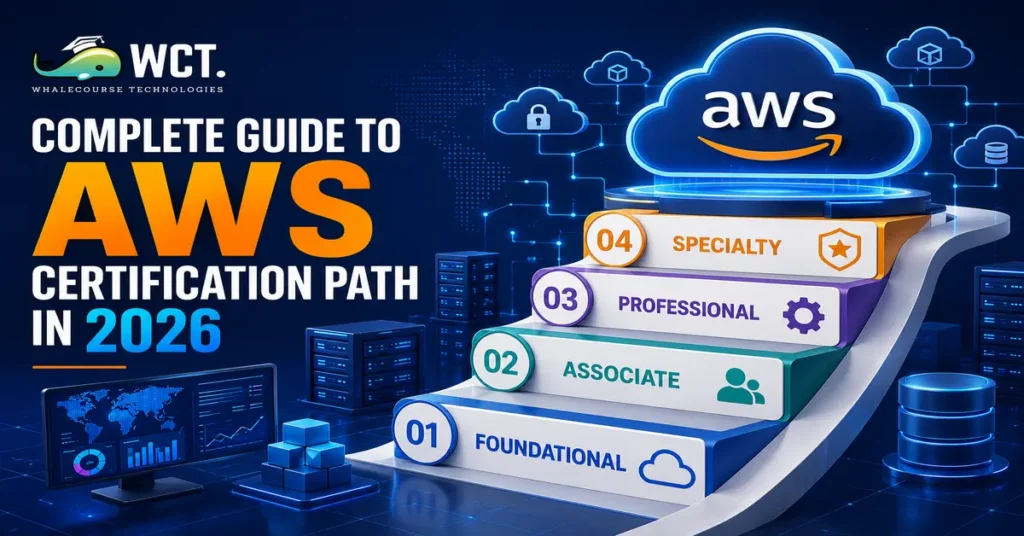 Complete guide to aws certification path in 2026 by whalecourse for aspiring cloud professionals