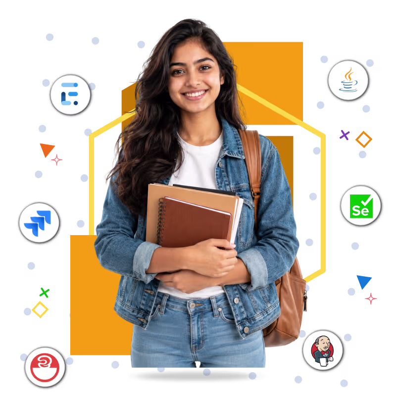What you'll learn in a java selenium testing institute course covering automation testing, java, selenium, and frameworks