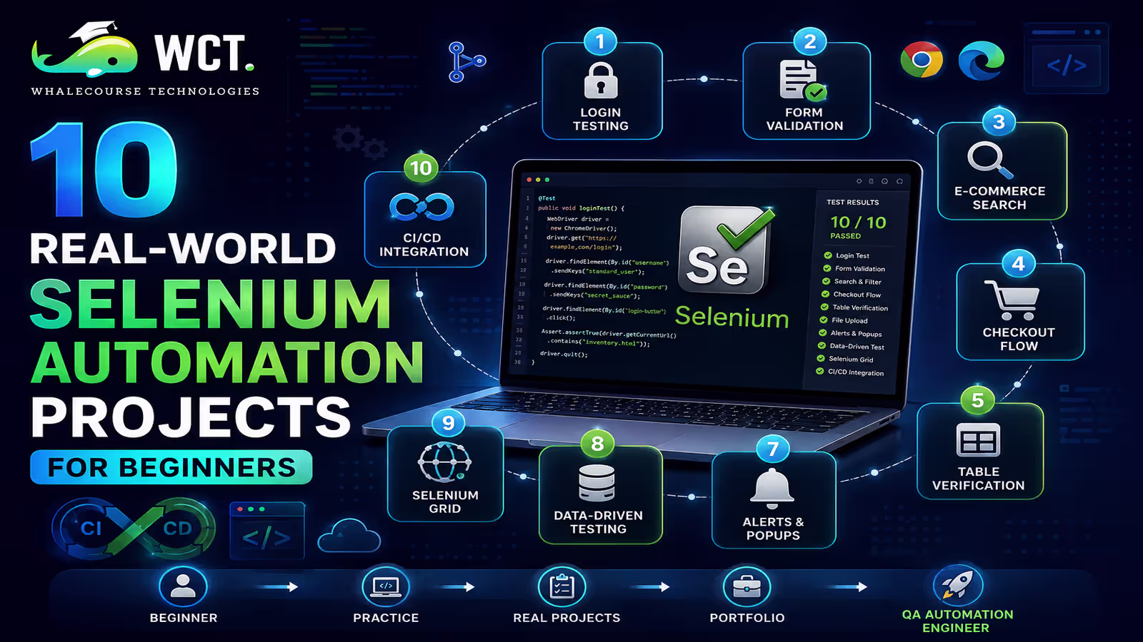 real-world selenium automation projects for beginners