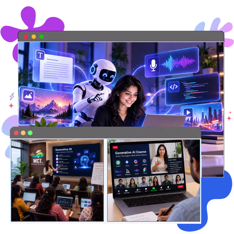 about the gen ai course and key concepts covered in generative ai training