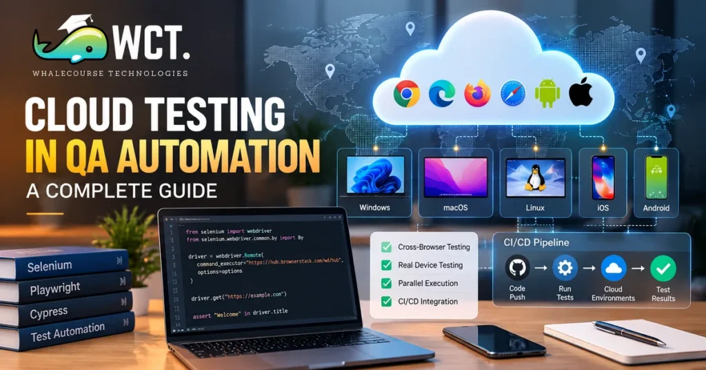 cloud-based testing environments are becoming common in qa automation