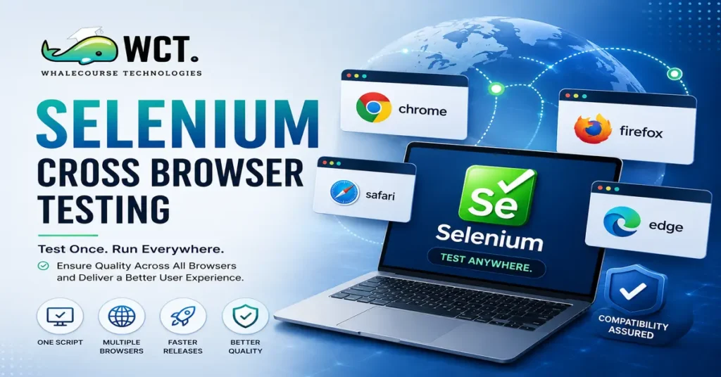 selenium cross browser testing demonstrating test execution across different browsers using cloud platforms